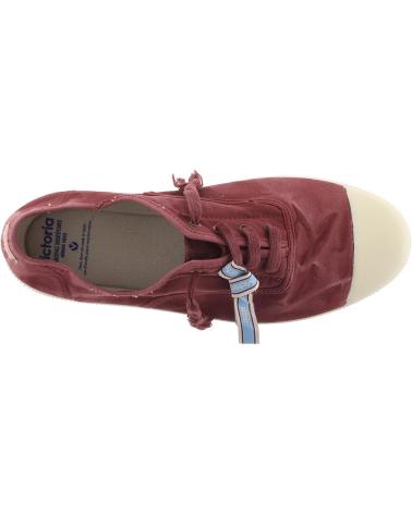 VICTORIA DEPORTIVA PARA MUJER 1661102 INGLESA LONA ENVEJECIDA BURDEOS