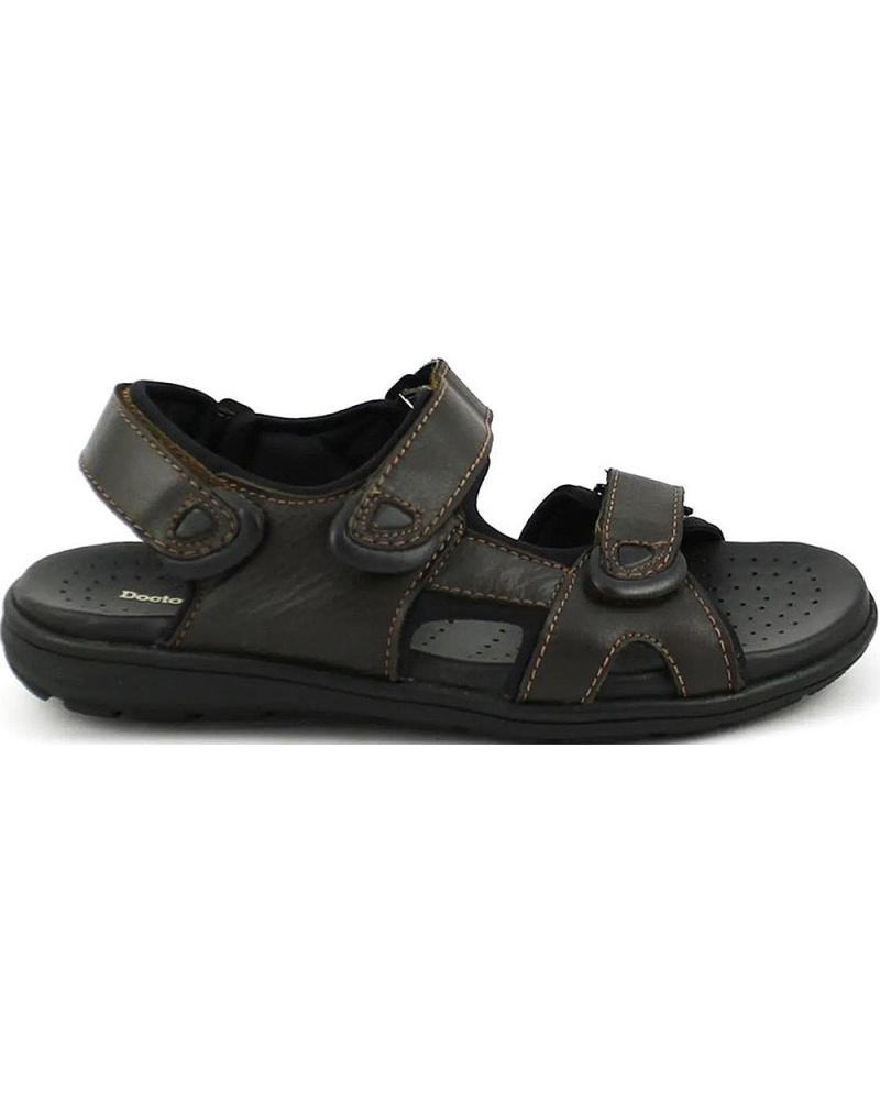 D`CUTILLAS SANDALIA DE HOMBRE DOCTOR CUTILLAS 70115 AUTOADHERENTE MARRON