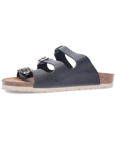 INTERBIOS SANDALIAS DE PIEL 7231 NEGRO