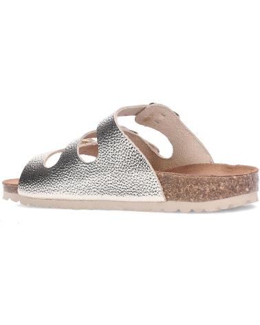 INTERBIOS SANDALIAS DE PIEL 7231 PLATINO