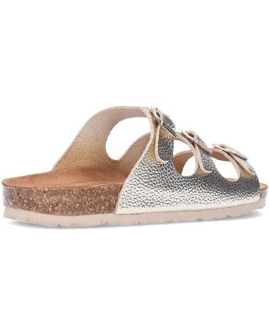 INTERBIOS SANDALIAS DE PIEL 7231 PLATINO