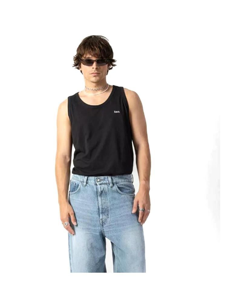 CAMISETA DE TIRANTES KAOTIKO H002 NEGRA H002