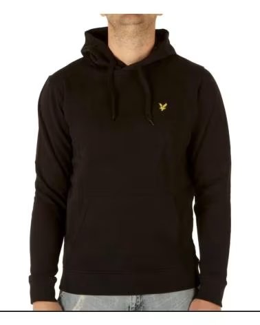 MOLETOM COM CAPUZ LYLE & SCOTT Z865 JET BLACK Z865 JET BLACK