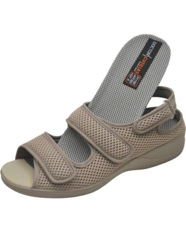 Sandalias de Mujer D`CUTILLAS SANDALIA DOCTOR CUTILLAS 21821 AUTOADHERENTE TOSTADO