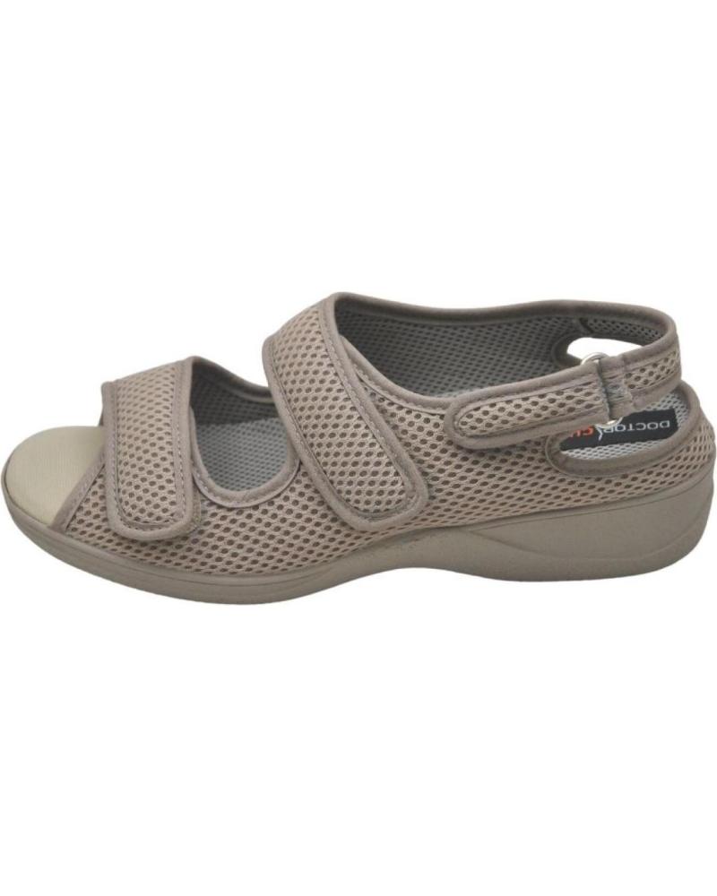 Sandalias de Mujer D`CUTILLAS SANDALIA DOCTOR CUTILLAS 21821 AUTOADHERENTE TOSTADO