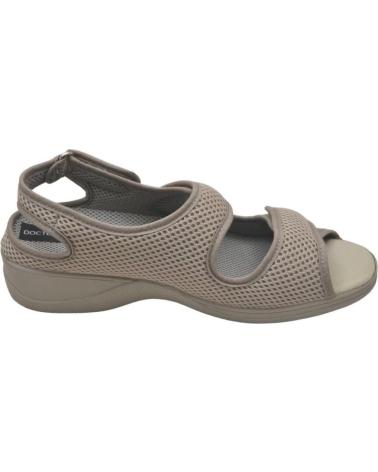 Sandalias de Mujer D`CUTILLAS SANDALIA DOCTOR CUTILLAS 21821 AUTOADHERENTE TOSTADO