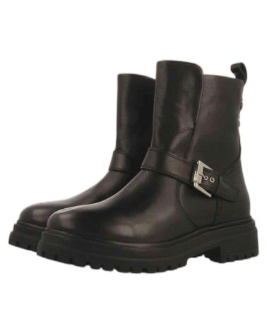 Bottines pour Femme GIOSEPPO BOTA MOTERA DE PIEL CON SUELA Y TACON DE GOMA NEGRO