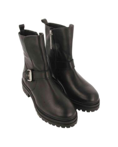 Bottines pour Femme GIOSEPPO BOTA MOTERA DE PIEL CON SUELA Y TACON DE GOMA NEGRO
