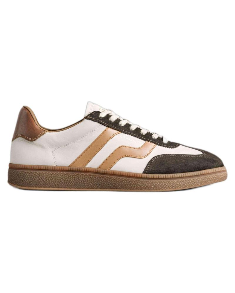 Sportif pour Homme GANT DEPORTIVO CASUAL DE PIEL CON SUELA DE GOMA MARRON TAN