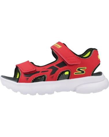 Sandali-sportivi-da-bambino-SKECHERS-SANDALIAS-NINO-MODELO-406513L-COLOR-ROJO-RDBK