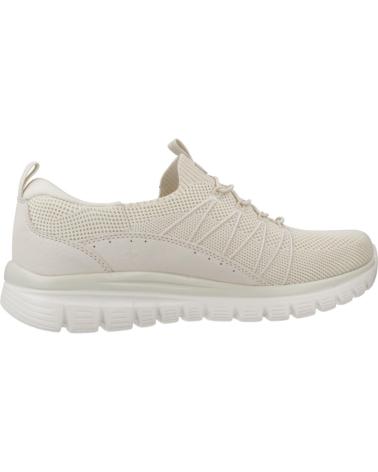 Scarpe-da-ginnastica-casual-da-donna-SKECHERS-ZAPATILLAS-MUJER-MODELO-GRACEFUL-COLOR-BEIS-OFWT
