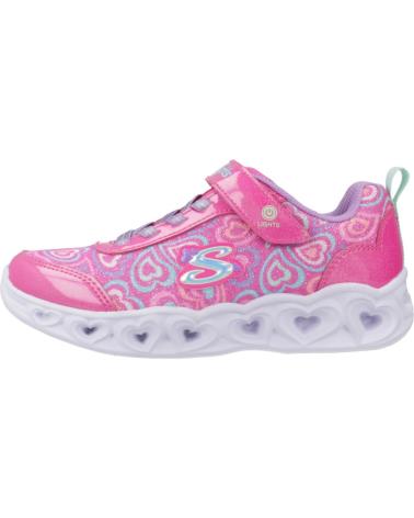 Sneaker-casual-per-ragazza-SKECHERS-ZAPATILLAS-NINA-MODELO-BOOGIE-LOVE-COLOR-ROSA-HPMT