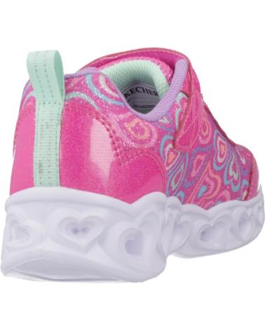 Sneaker-casual-per-ragazza-SKECHERS-ZAPATILLAS-NINA-MODELO-BOOGIE-LOVE-COLOR-ROSA-HPMT