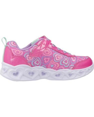 Sneaker-casual-per-ragazza-SKECHERS-ZAPATILLAS-NINA-MODELO-BOOGIE-LOVE-COLOR-ROSA-HPMT