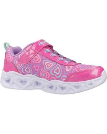 Sneaker-casual-per-ragazza-SKECHERS-ZAPATILLAS-NINA-MODELO-BOOGIE-LOVE-COLOR-ROSA-HPMT