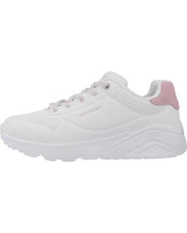 SKECHERS ZAPATILLAS NINO MODELO UNO LITE COLOR BLANCO WLPK
