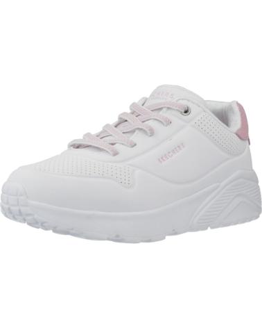 SKECHERS ZAPATILLAS NINO MODELO UNO LITE COLOR BLANCO WLPK