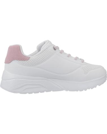 SKECHERS ZAPATILLAS NINO MODELO UNO LITE COLOR BLANCO WLPK