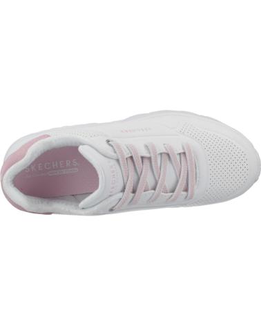SKECHERS ZAPATILLAS NINO MODELO UNO LITE COLOR BLANCO WLPK
