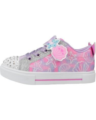 SKECHERS ZAPATILLAS NINA MODELO UNDERWATER MAGIC COLOR ROSA LVMT