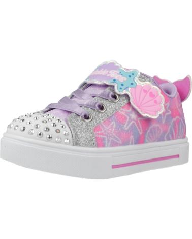 SKECHERS ZAPATILLAS NINA MODELO UNDERWATER MAGIC COLOR ROSA LVMT