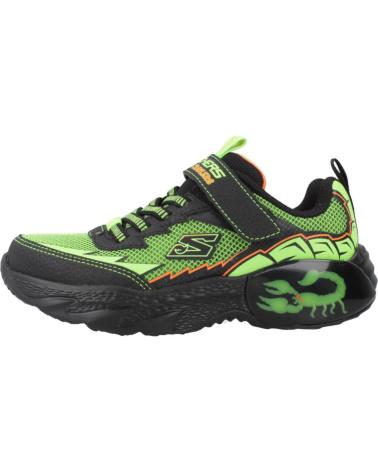 SKECHERS ZAPATILLAS NINO MODELO CREATURE-CRAWLERS COLOR VERDE BKLM