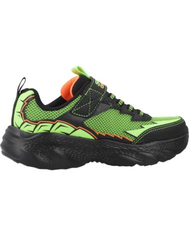 SKECHERS ZAPATILLAS NINO MODELO CREATURE-CRAWLERS COLOR VERDE BKLM
