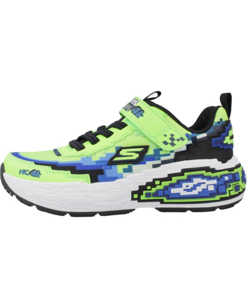SKECHERS ZAPATILLAS NINO MODELO MEGA-CRAFT 4K COLOR VERDE LMBK