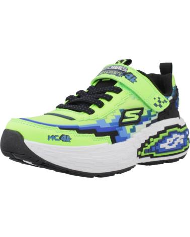 SKECHERS ZAPATILLAS NINO MODELO MEGA-CRAFT 4K COLOR VERDE LMBK