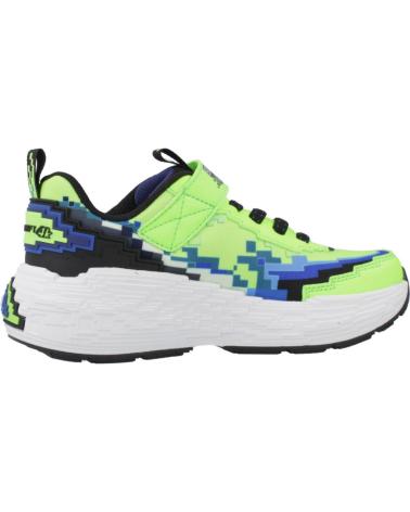 SKECHERS ZAPATILLAS NINO MODELO MEGA-CRAFT 4K COLOR VERDE LMBK
