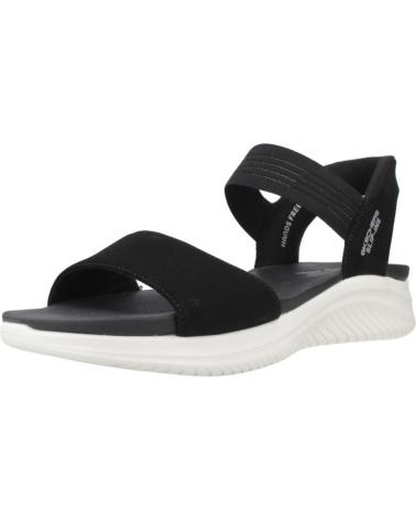 SKECHERS ULTRA FLEX 3.0 BLACK SANDALS 119804-BLK NEGRO