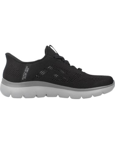 Baskets-décontractées-pour-hommes-SKECHERS-ZAPATILLAS-HOMBRE-MODELO-SLIP-INS-SUMMITS-COLOR-NEGRO-BKCC