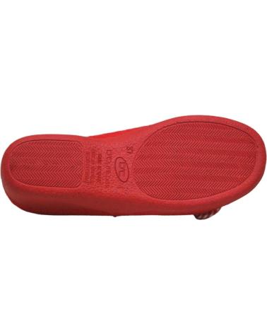 Calzado de casa de Mujer D`CUTILLAS DOCTOR CUTILLAS 21823 ZAPATILLA HOGAR SLIPPER DE MUJER PARA ROJO