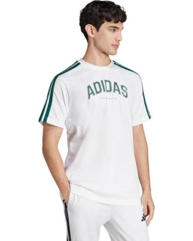 CAMISETA ADIDAS MC COLLEG TEE PARA HOMBRE - BLANCA BLANCO