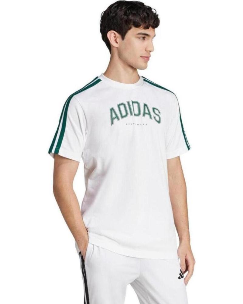 Camisetas-masculinas-ADIDAS-MODELO-M-C-COLLEG-TEE-PARA-HOMB-BLANCO