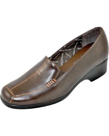 Zapatos de Mujer D`CUTILLAS DOCTOR CUTILLAS 58201 MOCASIN PLANTILLA EXTRAIBLE PARA MUJE MARRON