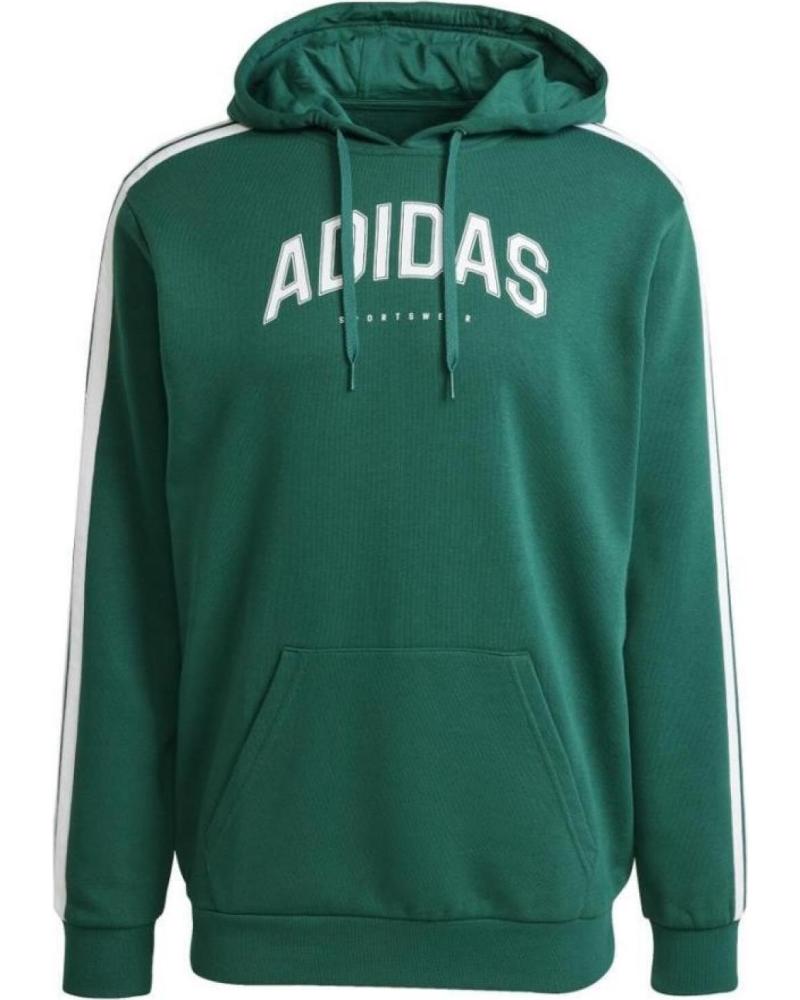 Felpe-con-cappuccio-da-uomo-ADIDAS-MODELO-M-C-COLLEG-HOOD-PARA-HOM-VERDE