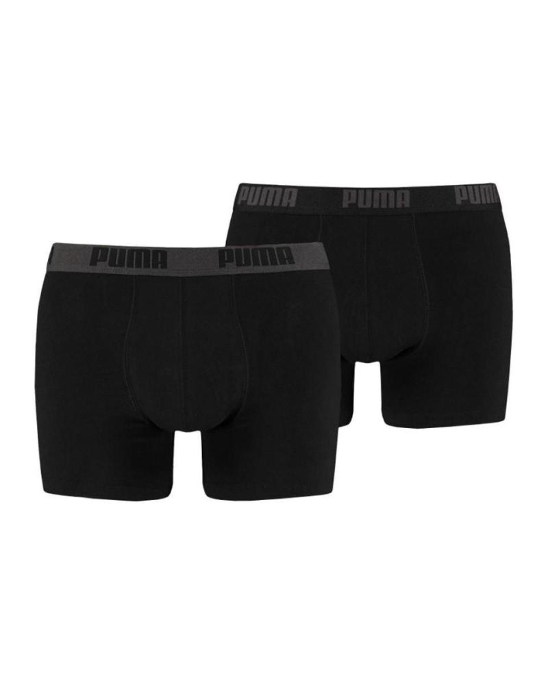 PUMA BOXER BASIC PACK DE 2 NOIR - RÉF. 701226387-001 BLACK
