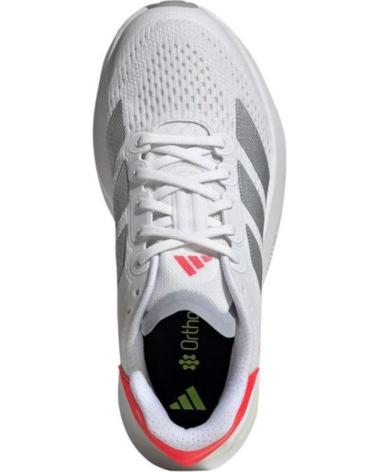 SCARPE DA CORSA ADIDAS DURAMO SPEED 2 IF9392 BIANCO ARGENTO FTWWHT-SILVMT-LUCRED