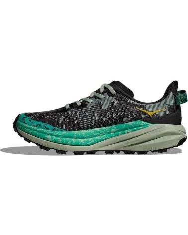 HOKA ZAPATILLAS SPEEDGOAT 6 VERDE NEGRO 1147811-BL BLACK