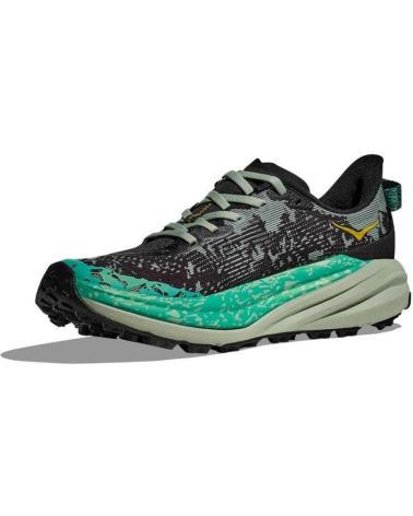 HOKA ZAPATILLAS SPEEDGOAT 6 VERDE NEGRO 1147811-BL BLACK