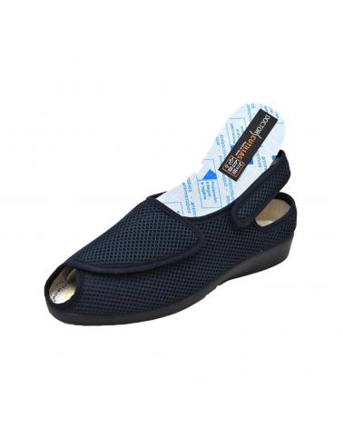 D`CUTILLAS SANDALIAS DE MUJER DOCTOR CUTILLAS 10211 AUTOADHERENTE MARINO