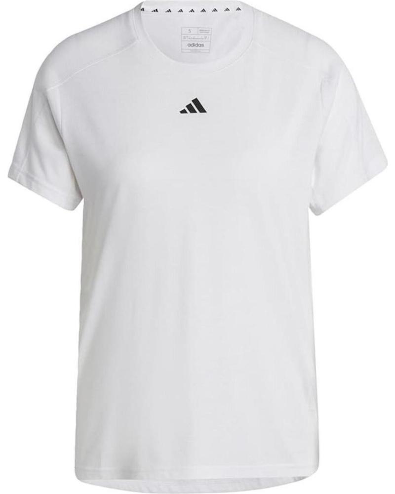 Camisetas-de-mujer-para-aficionados-al-deporte-ADIDAS-MODELO-TR-ES-CREW-T-PARA-MUJER-BLANCO