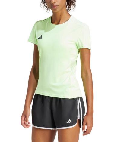 ADIDAS CAMISETA ADIZERO RUNNING VERDE