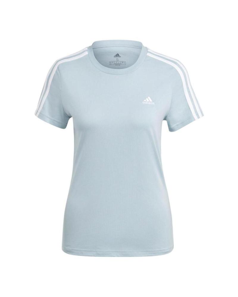 T-SHIRT ADIDAS W 3S T BLEU AZUL