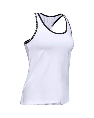 DÉBARDEUR UNDER ARMOUR UA KNOCKOUT TANK P BLANC BLANCO