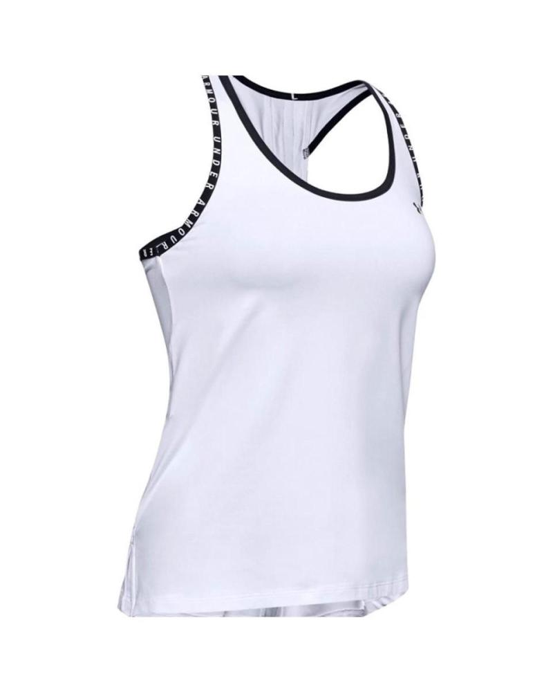 DÉBARDEUR UNDER ARMOUR UA KNOCKOUT TANK P BLANC BLANCO