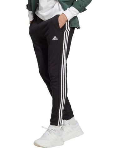 ADIDAS ESSENTIALS LANGE HOSE 3 STREIFEN SCHWARZ IC0050 FÜR HERREN NEGRO