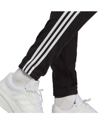 ADIDAS ESSENTIALS LANGE HOSE 3 STREIFEN SCHWARZ IC0050 FÜR HERREN NEGRO