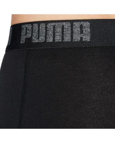 PUMA BOXERS BÁSICOS PRETOS - PACK DE 2 REF. 521015001-230 BLACK